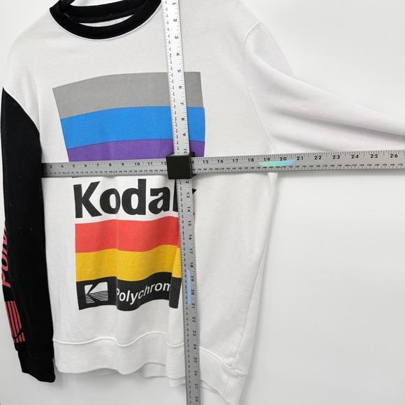 Kodak Polychrome Graphic Print Sweatshirt Mens M - Picture 4 of 7